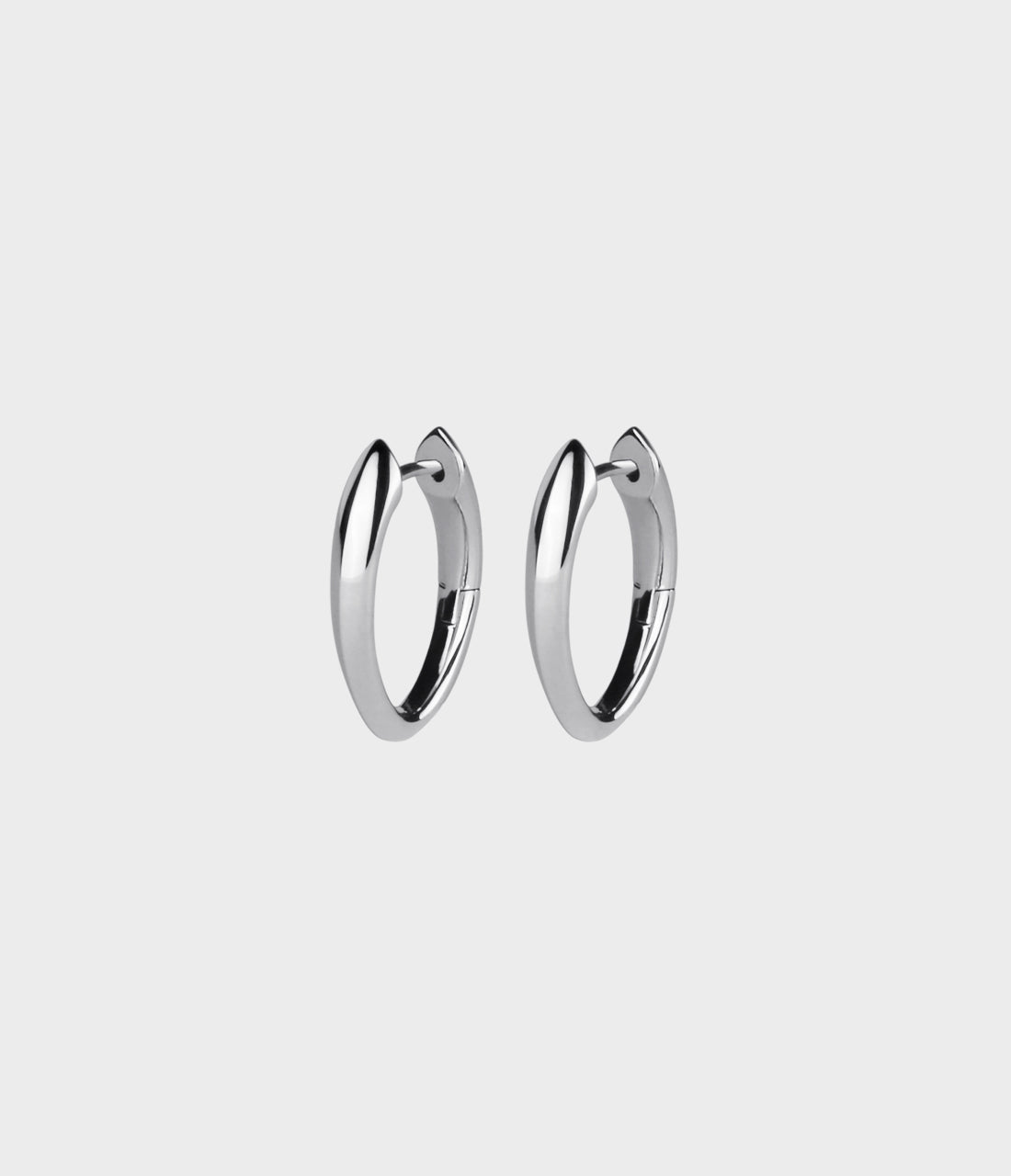 Angel Hoop Earrings / Sterling Silver