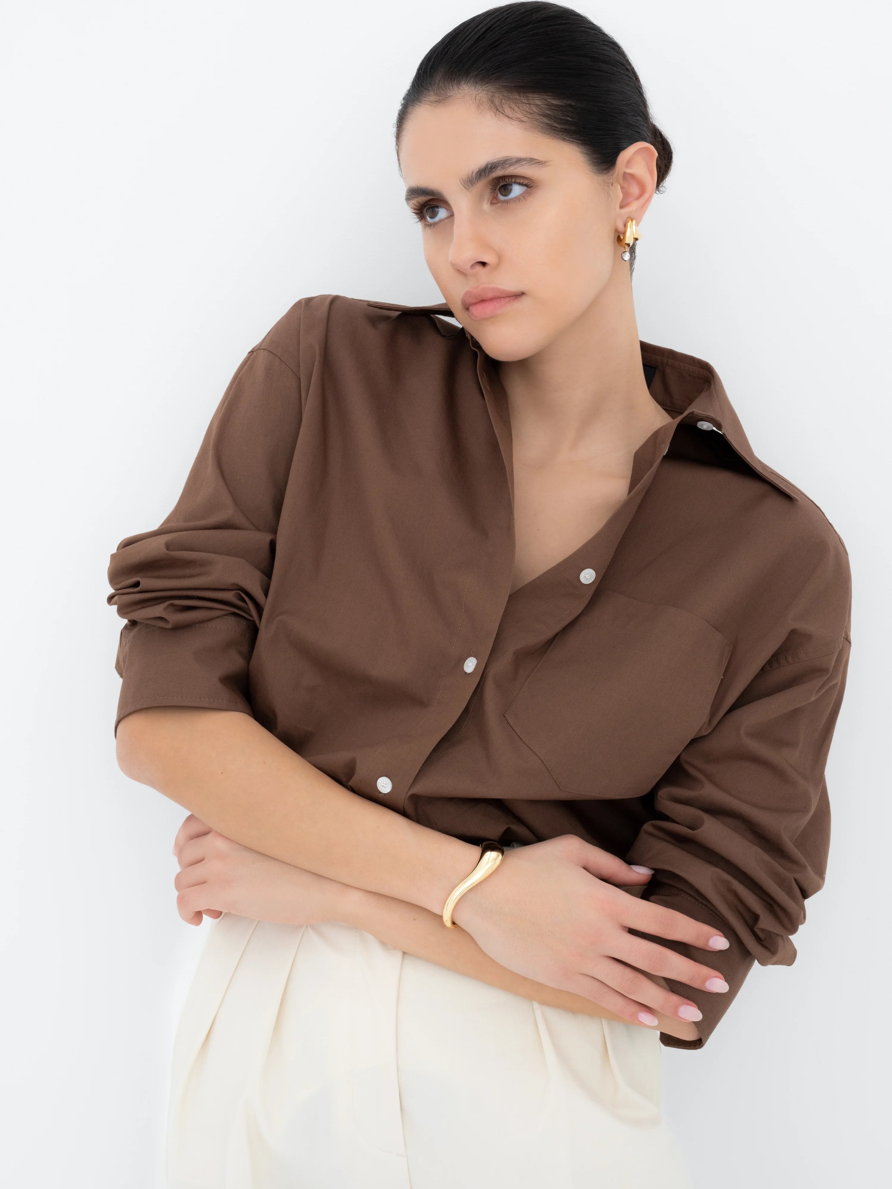 Rush Hour 'Til Late Yellow Gold Bangle