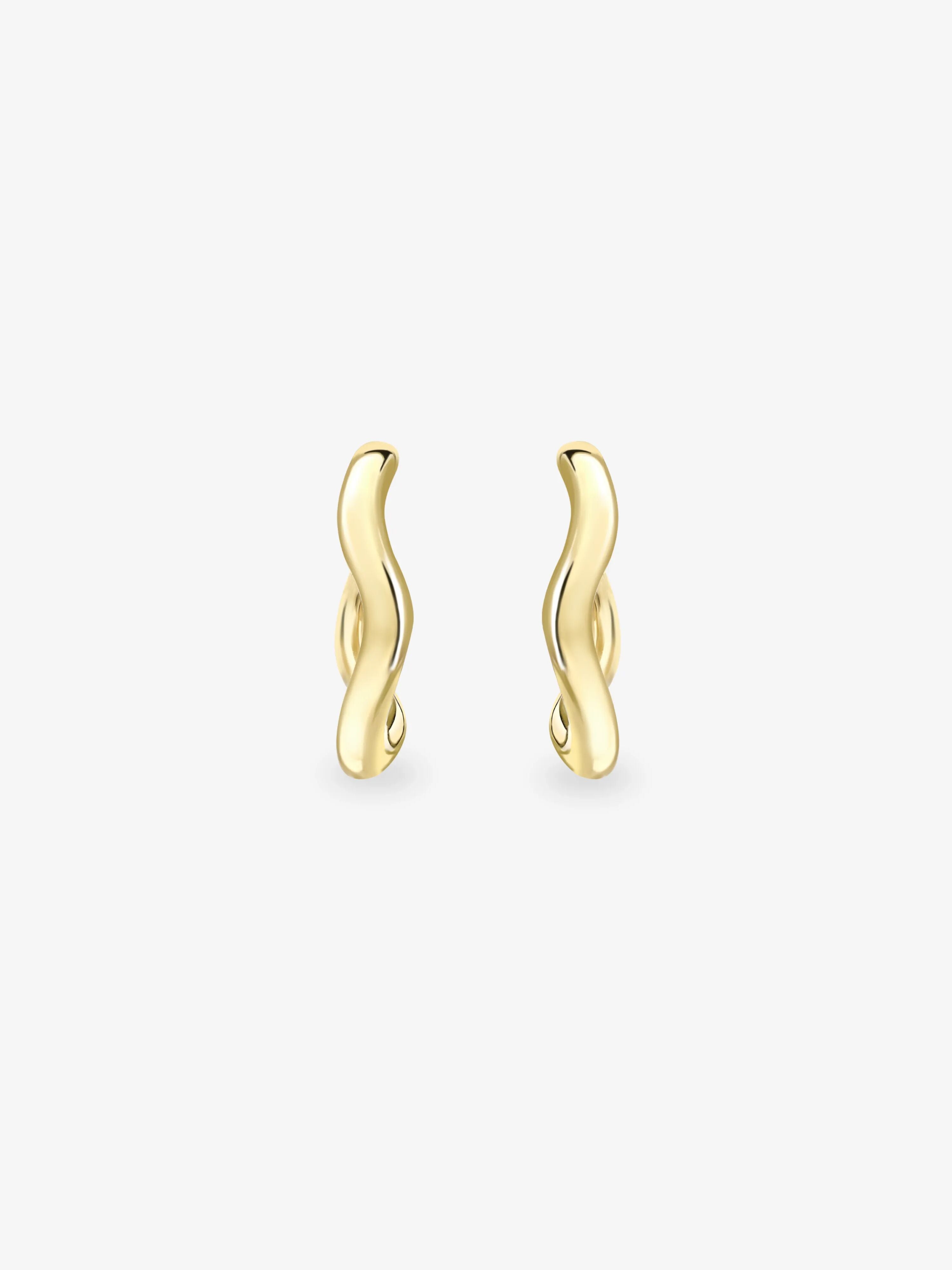 Carmela Gold Spaghetti Hoop Earrings