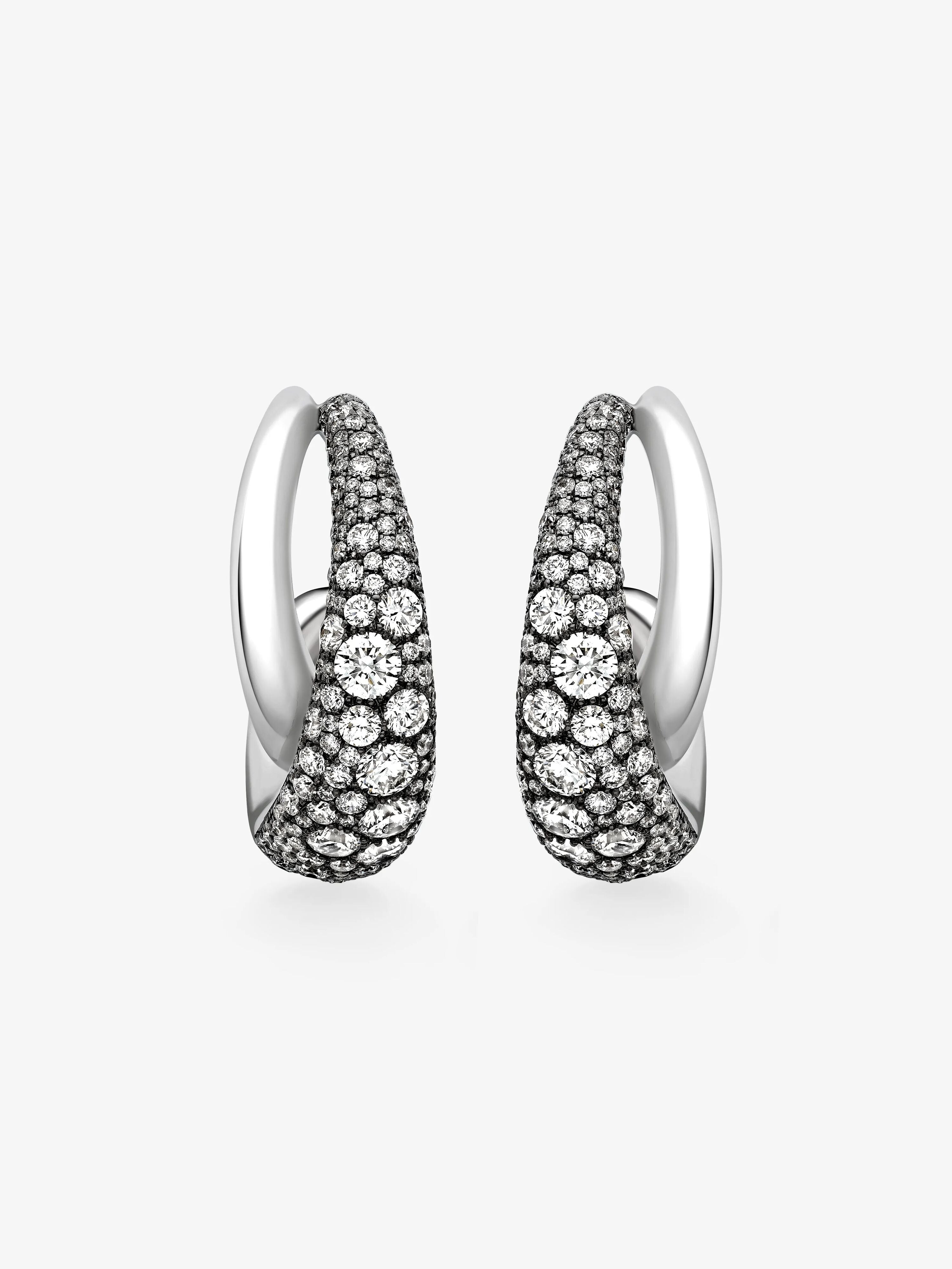Rush Hour Diamond Double Take Earrings