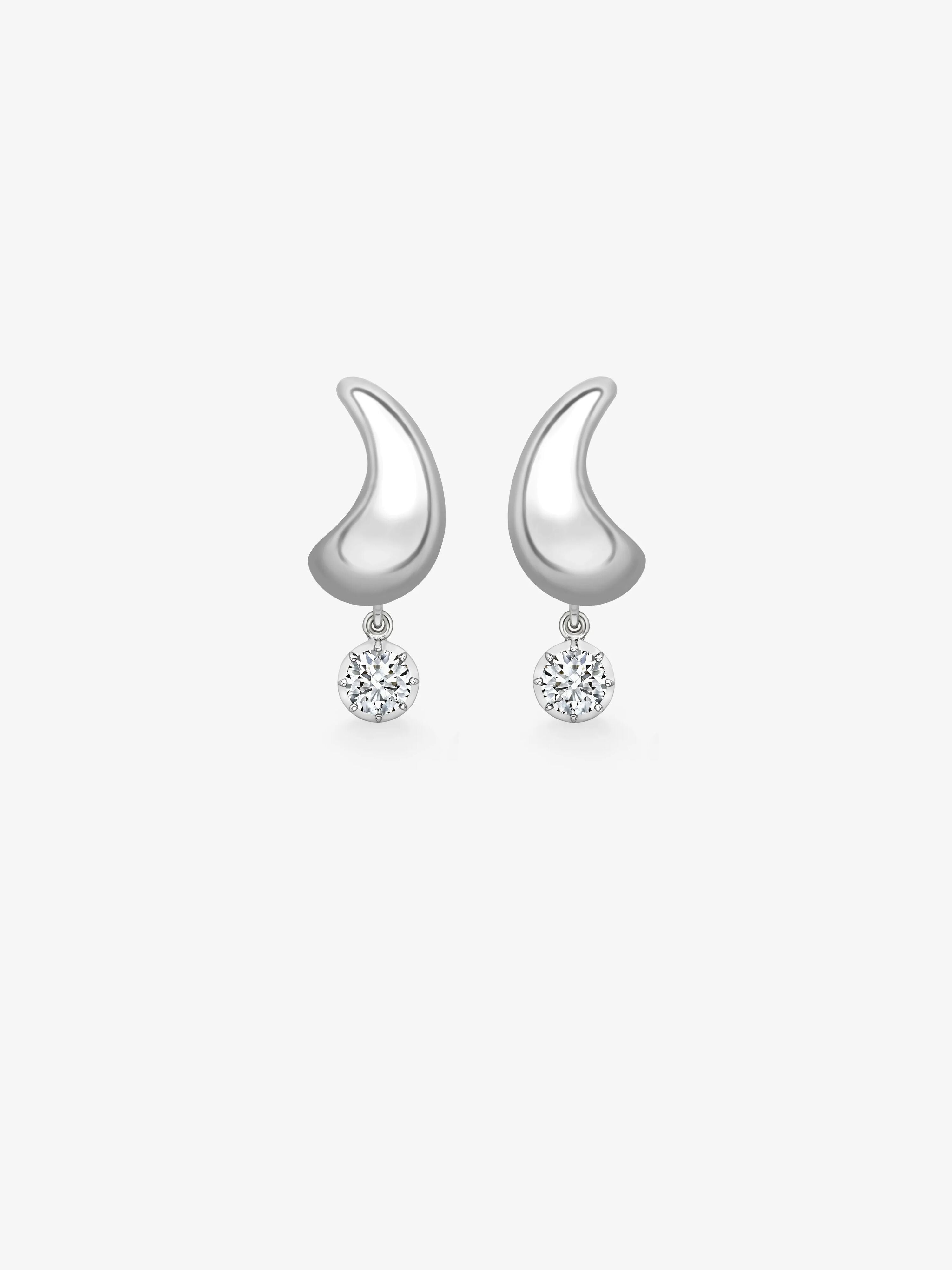 Rush Hour 'Til Late White Gold 0.30ct Diamond Earrings