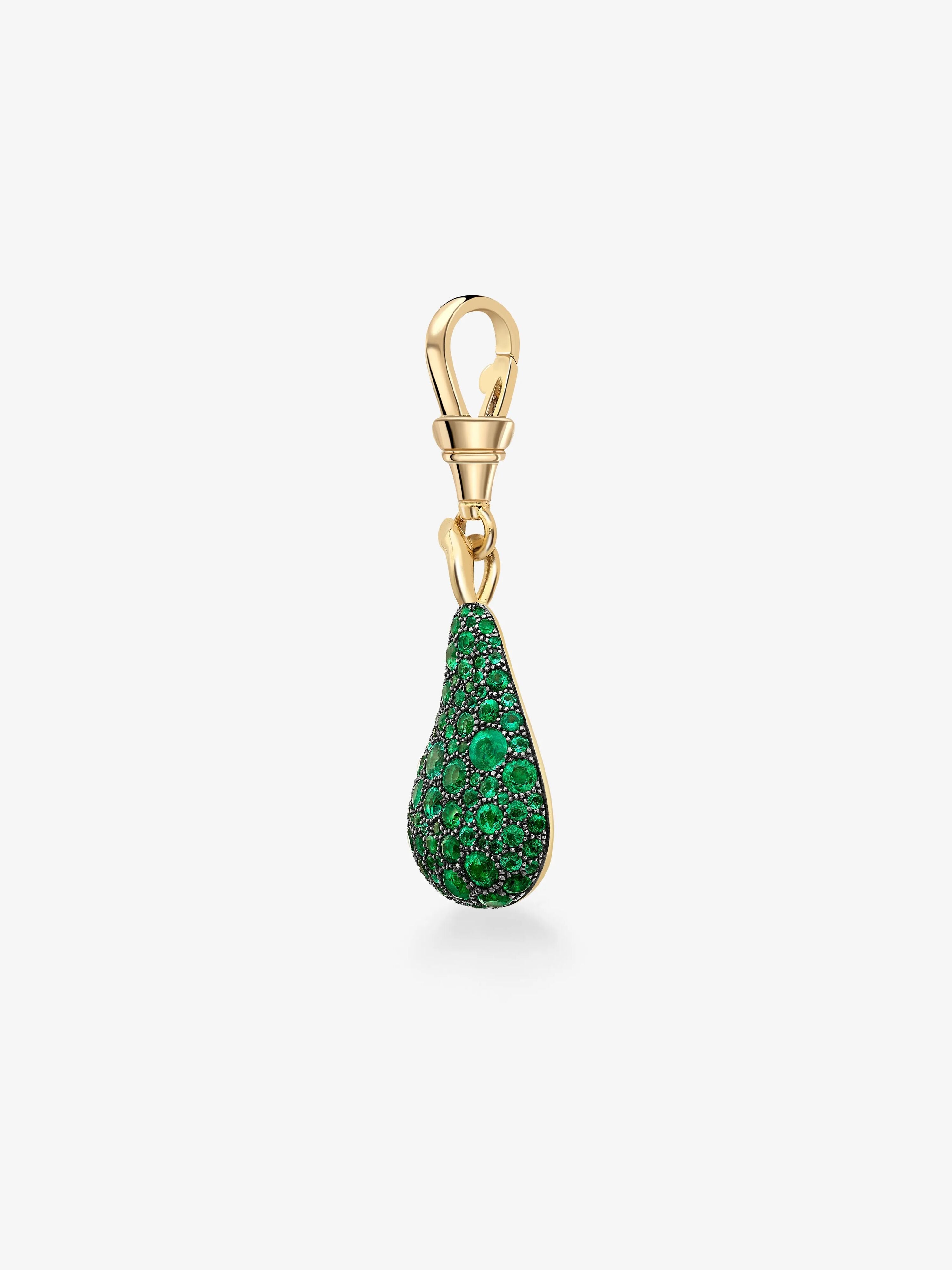 Fruit Salad Emerald Prickly Pear Pendant