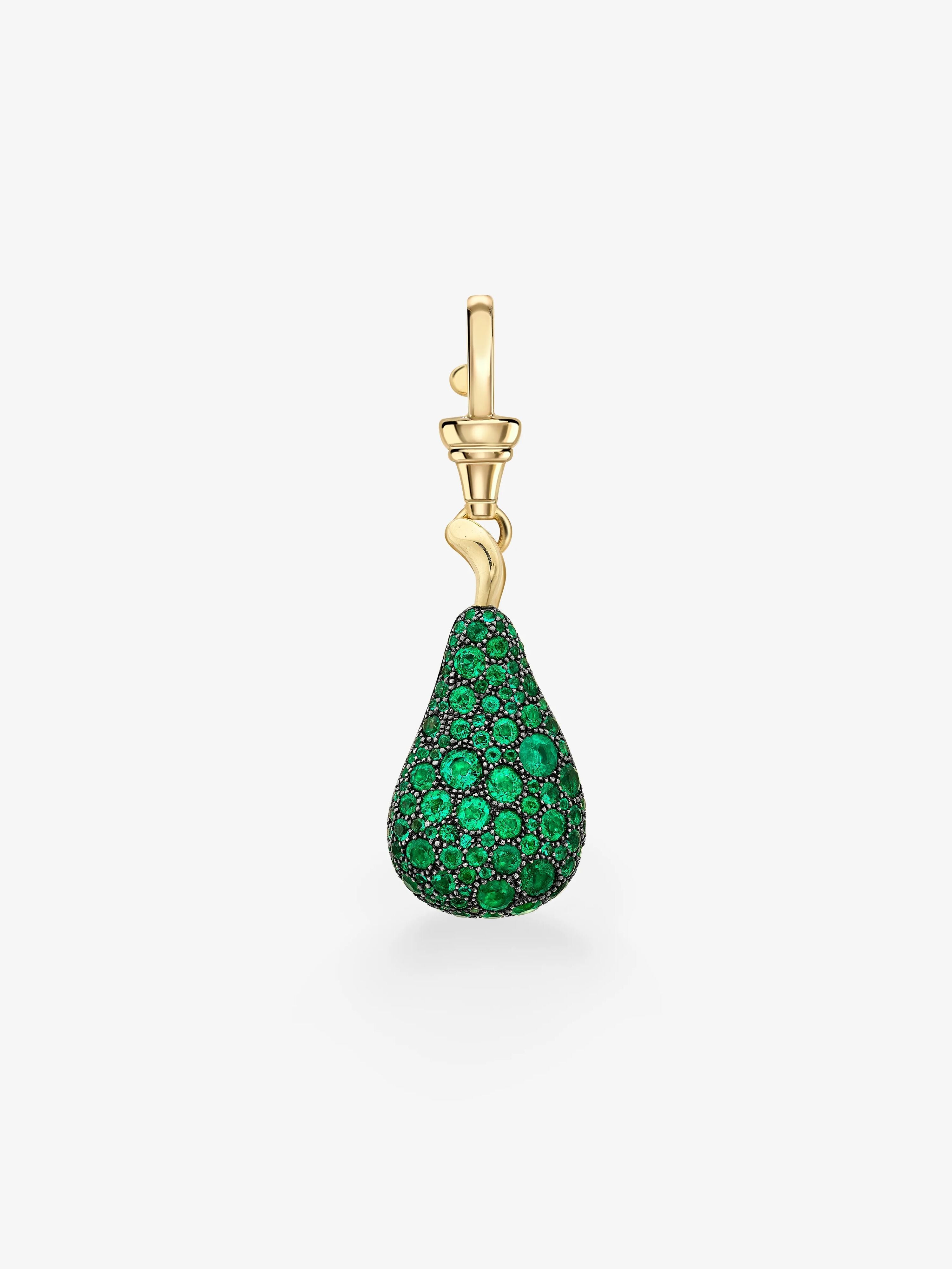 Fruit Salad Emerald Prickly Pear Pendant